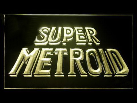 Super Metroid LED Neon Sign
